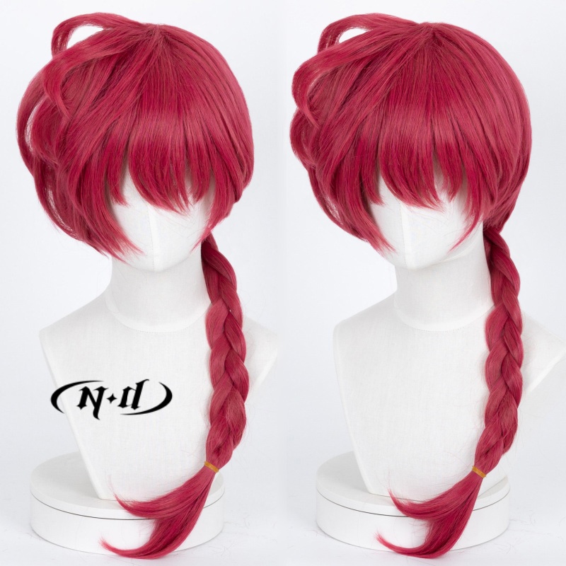 Anime Cosplay With Red Hair - Wig Cosplay ND Ranma Saotome Potongan