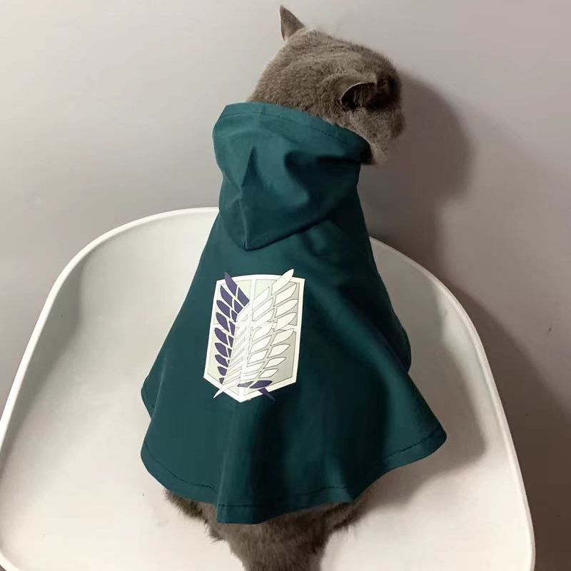 Attack Titan Cloak - Jubah Anjing Jubah Kucing Anime Halloween