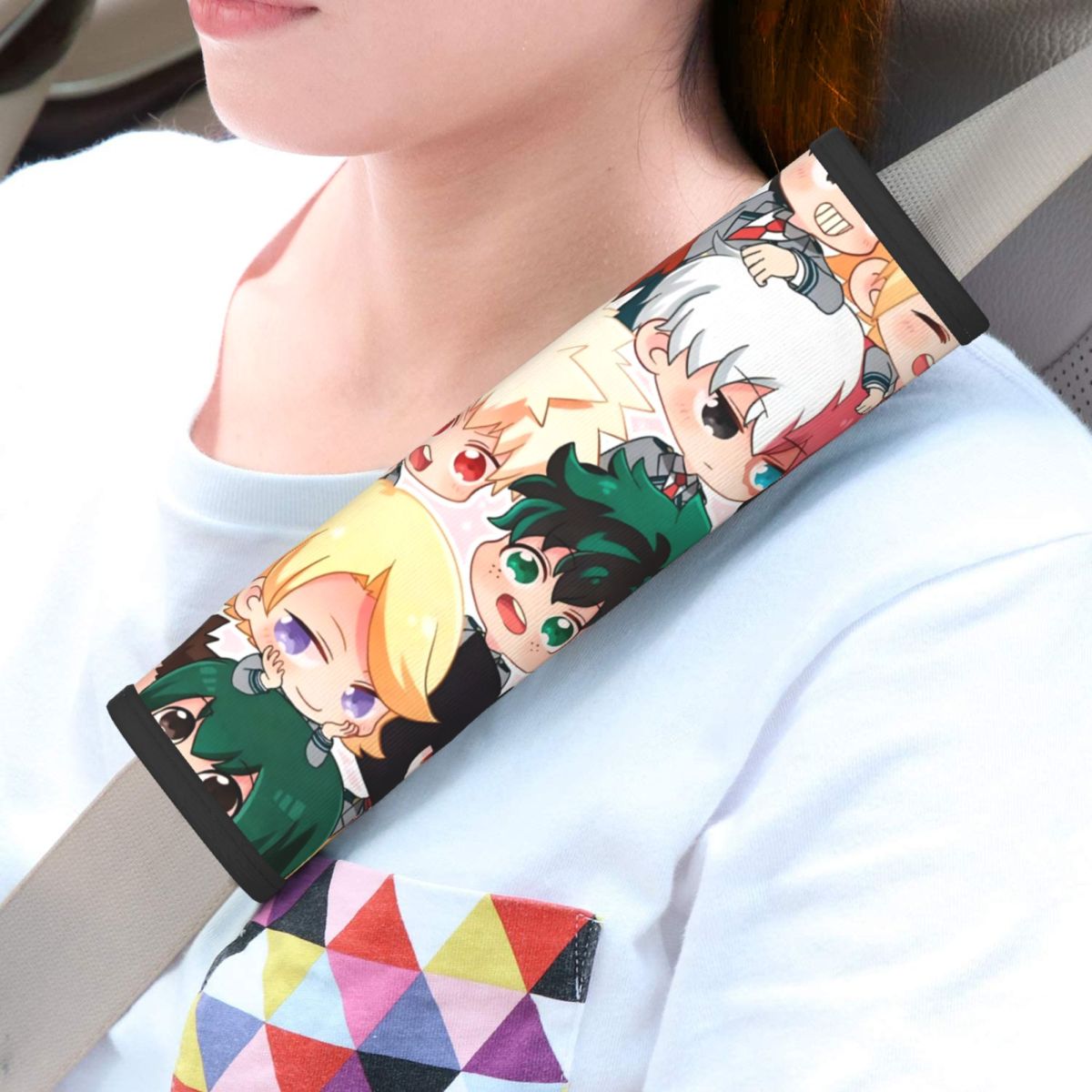 My Hero Academia Belt - 2 buah pelindung sabuk pengaman mobil
