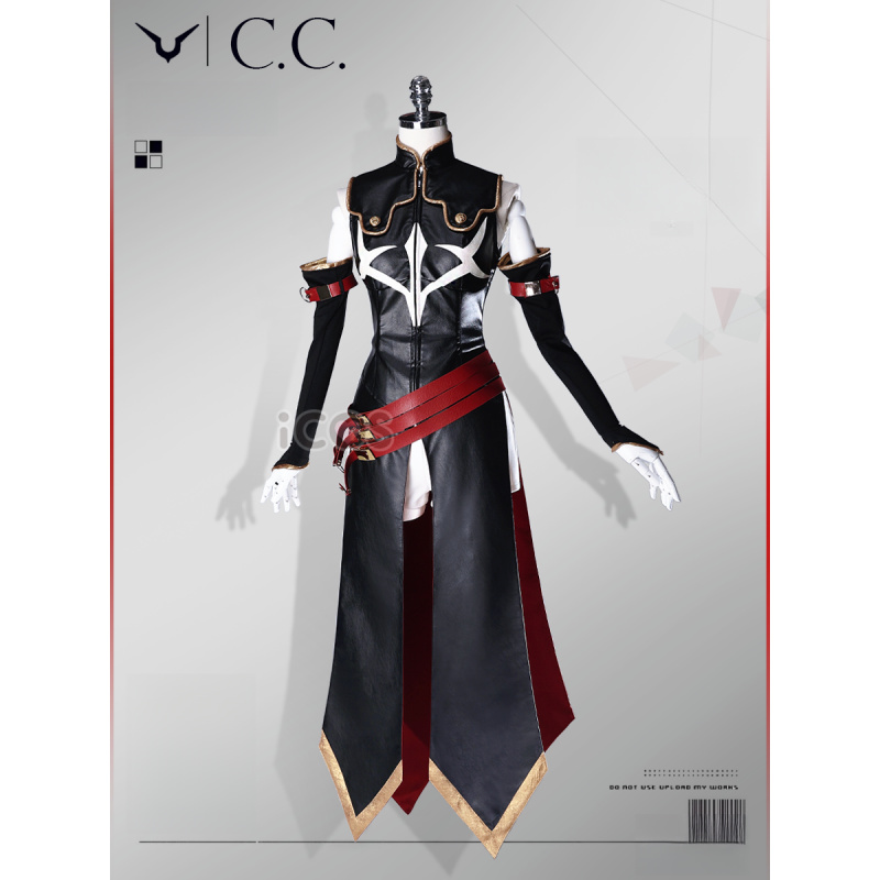 Anime Cosplay Clothes - Ksatria Hitam C.C. Kostum Cosplay Seragam