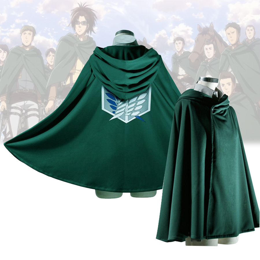 Attack Titan Cloak - Kostum Cosplay Jubah Anime Attack On