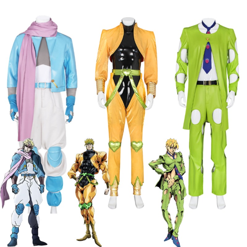 Cosplay Anime Jojo - Kostum Cosplay JoJo Bizarre Adventure Gyro