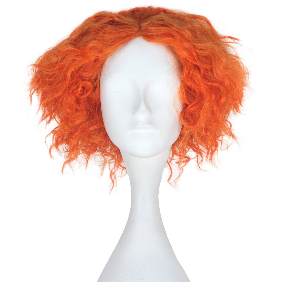 Cosplay Anime White Hair - Wig Oranye Alice In Wonderland 2