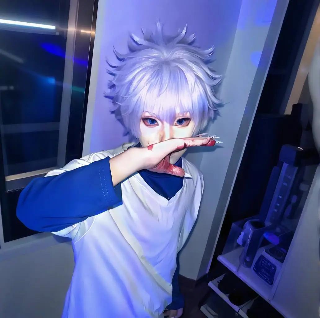 Cosplay Anime Killua Zoldyck - 【Wetrose】Tersedia Kostum Cosplay Killua Zoldyck Hunter