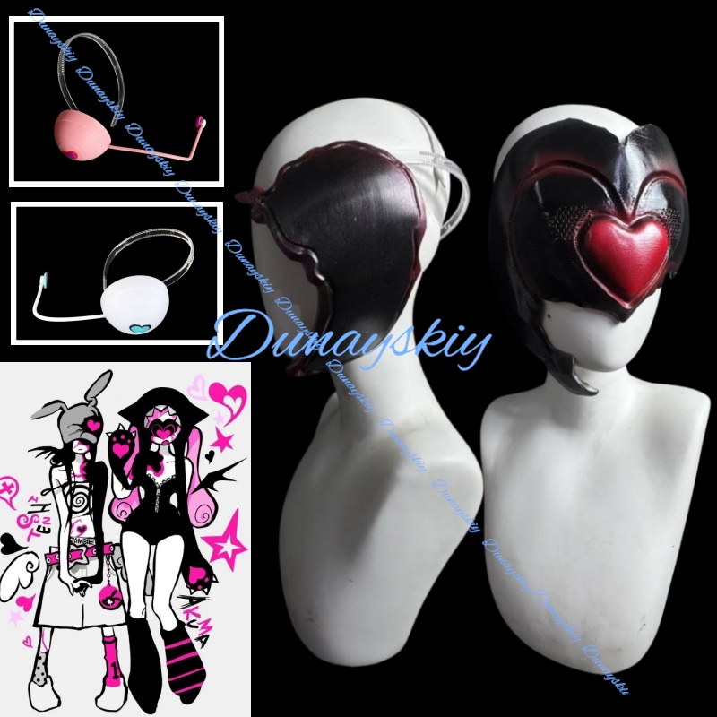 Anime Zombie Cosplay - Headset dan Headband Prop Cosplay Alien
