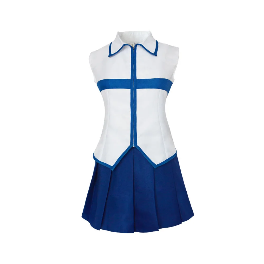 Anime Cosplay Expo 2025 - Setelan Atasan Tanpa Lengan Biru dan