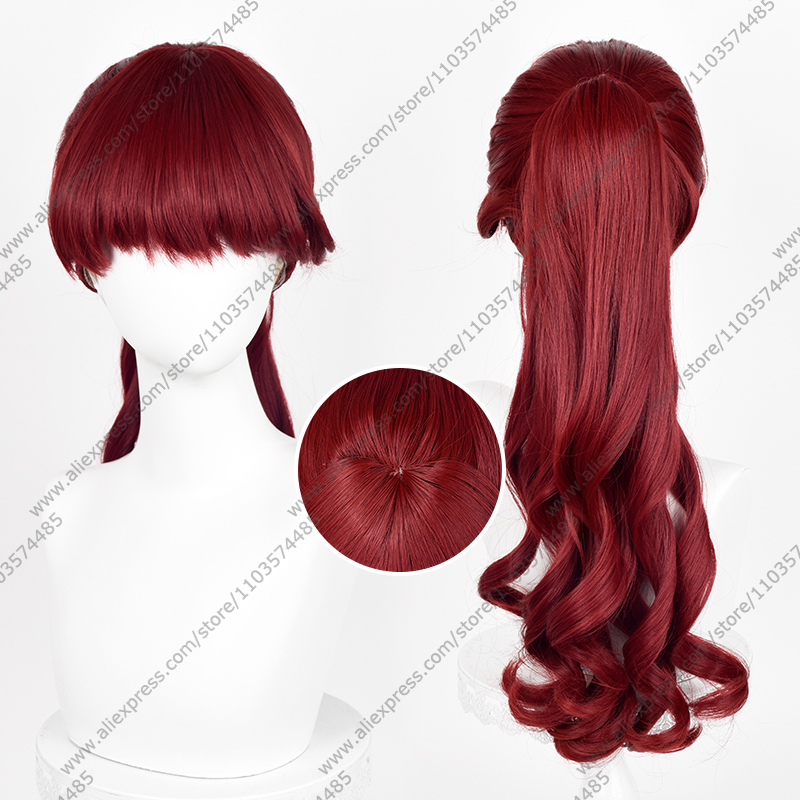 Anime Cosplay With Red Hair - Wig Cosplay Anime Kasumi Yoshizawa Rambut