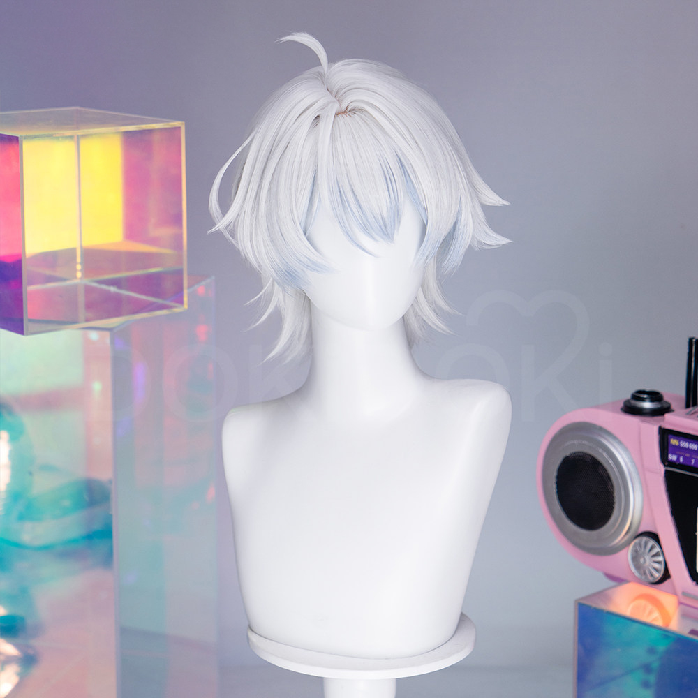 Wig Cosplay Anime Needy Girl O - Cosplay Anime White Hair ulasan dan harga