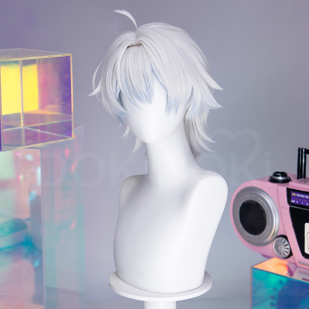 Wig Cosplay Anime Needy Girl O - Cosplay Anime White Hair ulasan dan harga