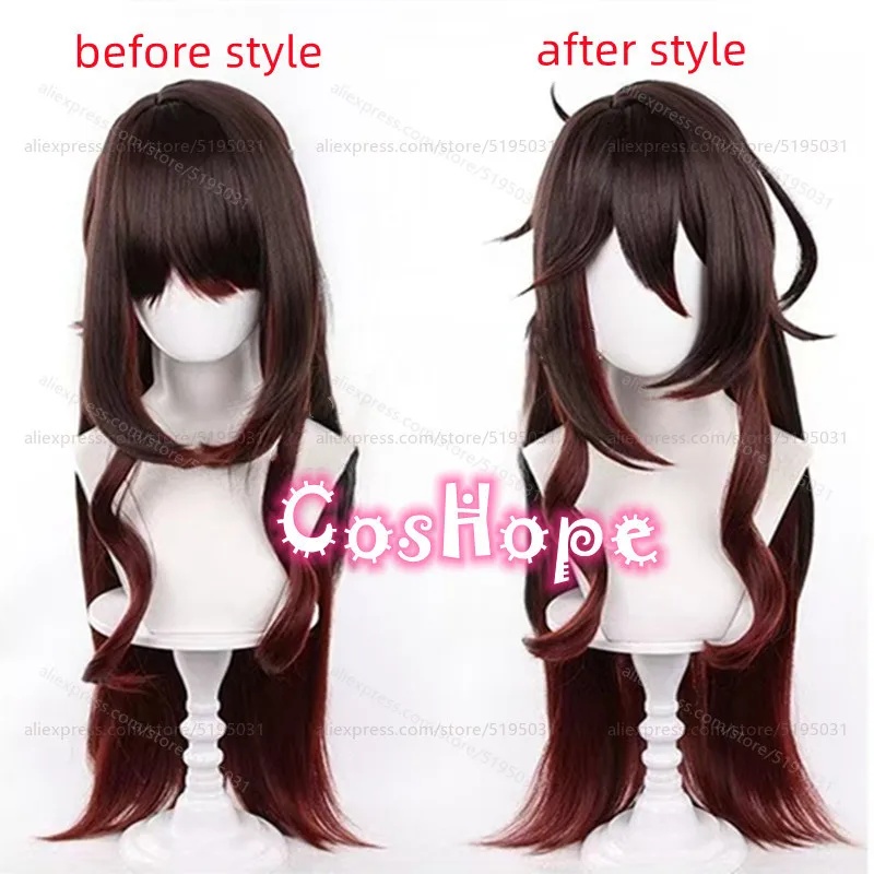 5;c'6,g'8\b/HSR Wig Fugue Ting - Anime Cosplay With Red Hair ulasan dan harga
