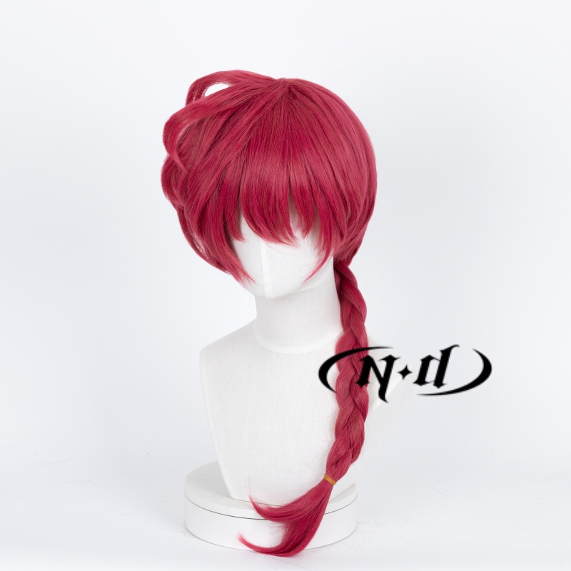 Wig Cosplay ND Ranma Saotome P - Anime Cosplay With Red Hair ulasan dan harga