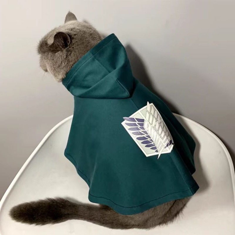 Jubah Anjing Jubah Kucing Anim - Attack Titan Cloak ulasan dan harga