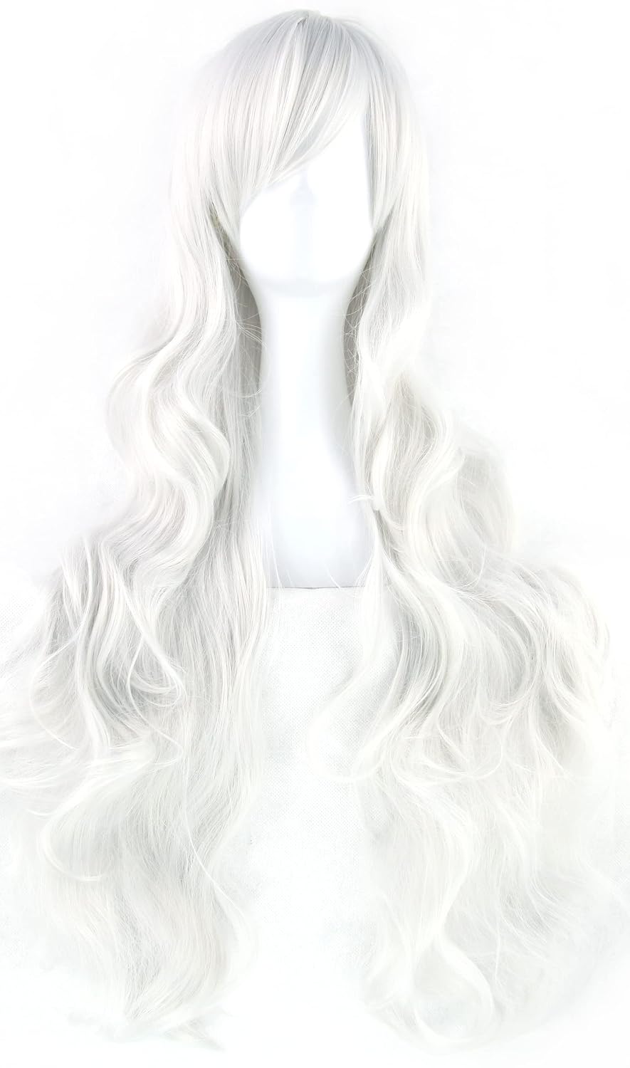 Wig Cosplay Kucing Hitam Baru  - Cosplay Anime White Hair ulasan dan harga
