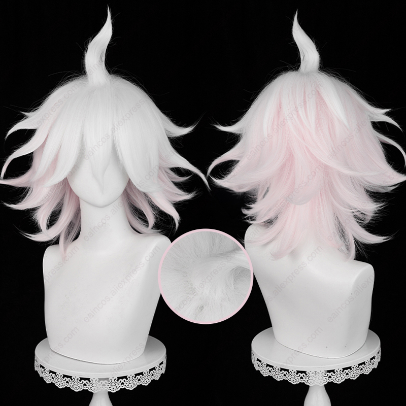 Wig Cosplay Anime Nagito Komed - Cosplay Anime White Hair ulasan dan harga