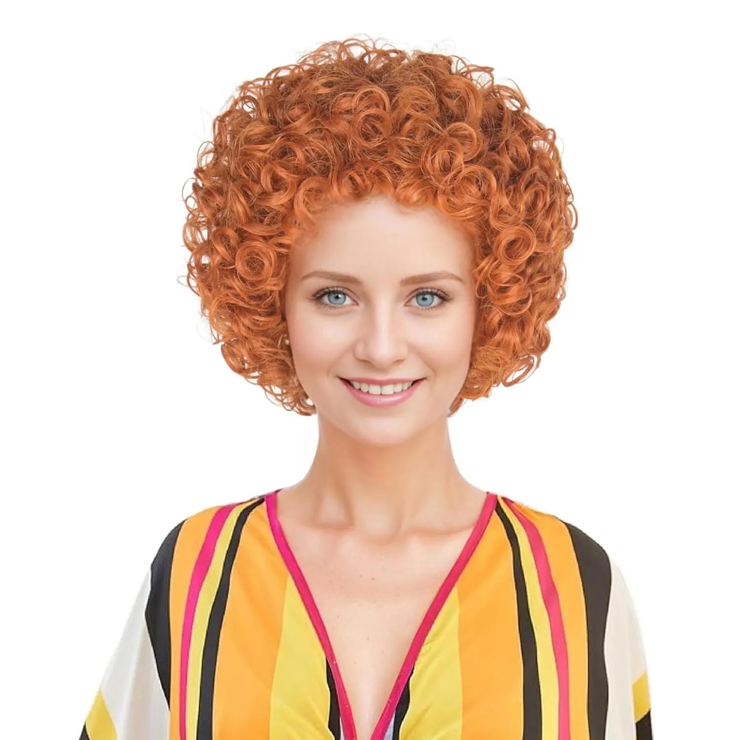 Wig Cosplay rambut coklat mera - Anime Cosplay With Red Hair ulasan dan harga