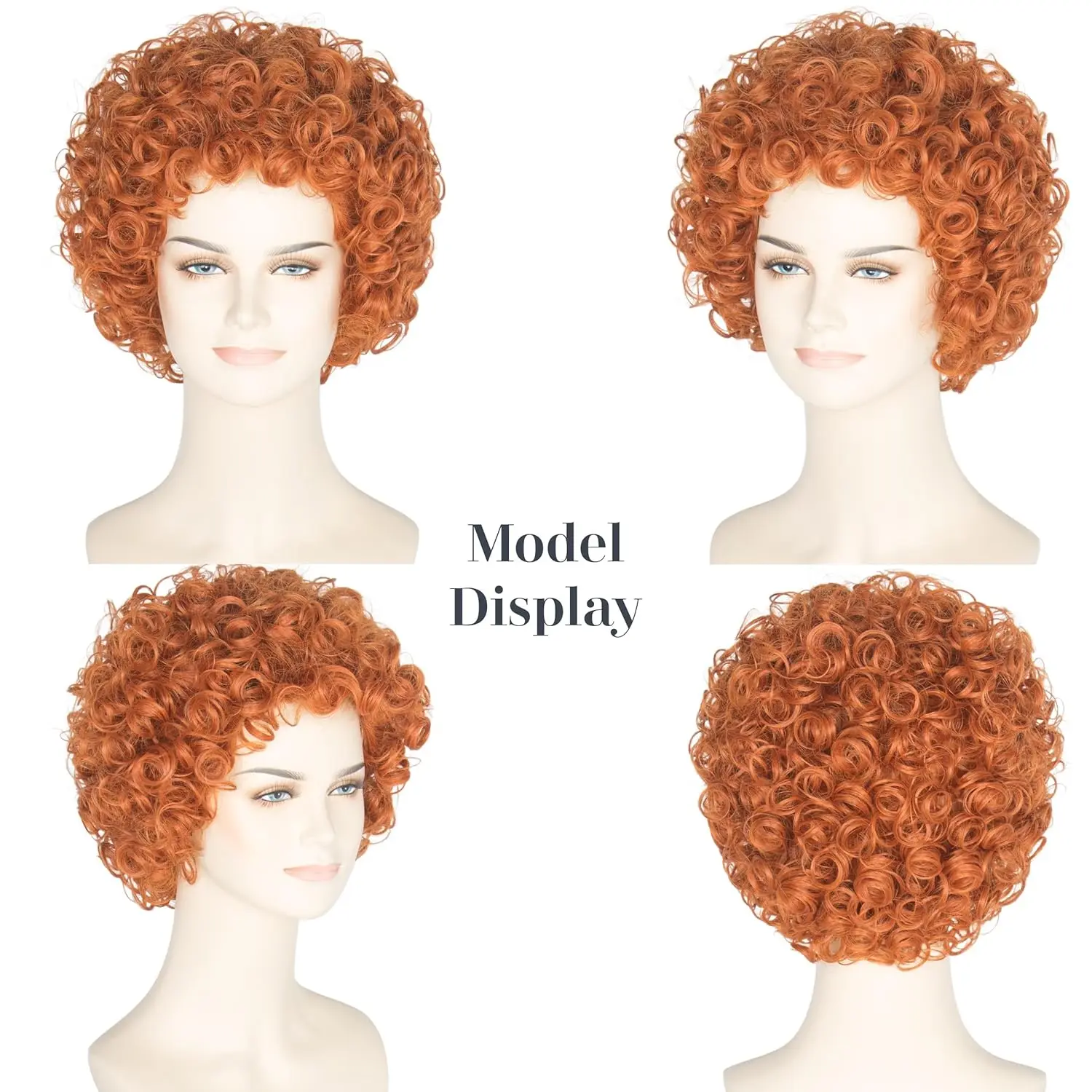 Wig Cosplay rambut coklat mera - Anime Cosplay With Red Hair ulasan dan harga