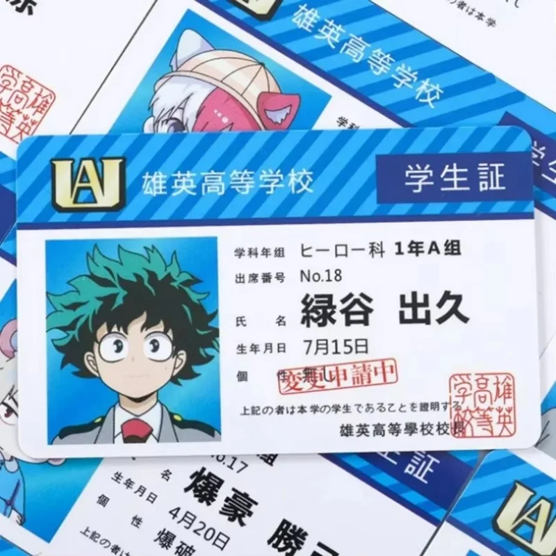 1 Buah Kartu ID Pelajar PVC An - My Hero Academia Belt ulasan dan harga
