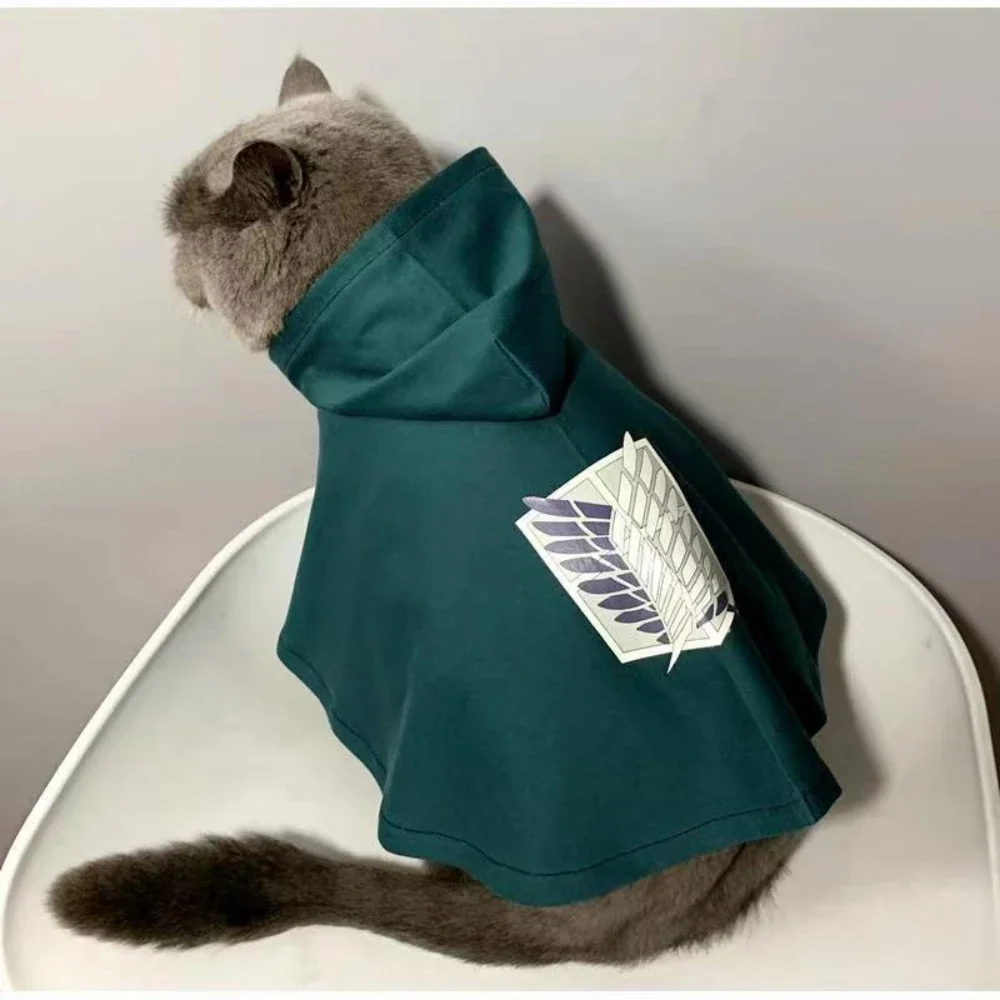Jubah Anjing Kucing Bersayap G - Attack Titan Cloak ulasan dan harga