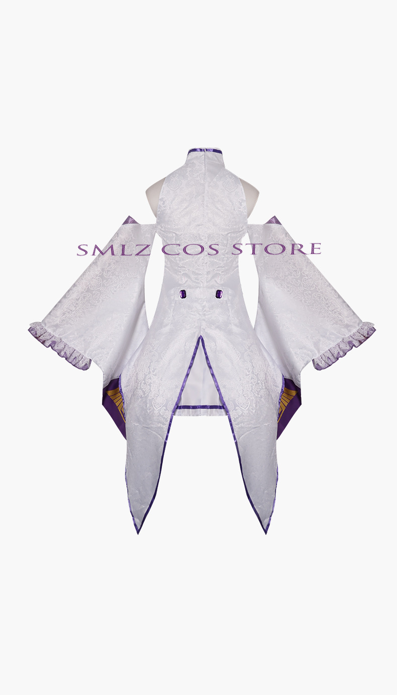 Kostum Cosplay Emilia Anime Re - Anime Cosplay Clothes ulasan dan harga
