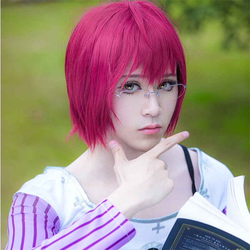 Wig Cosplay Anime Goat's Sin O - Anime Cosplay With Red Hair ulasan dan harga