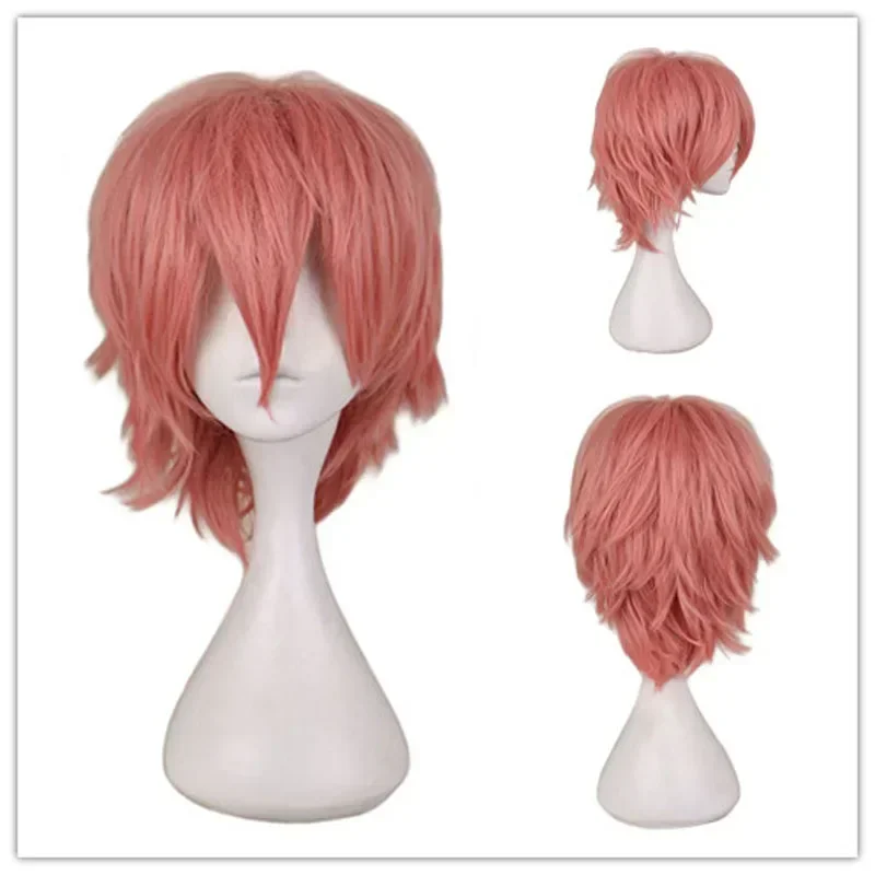 QQXCAIW Wig Pria Hitam Putih U - Cosplay Anime White Hair ulasan dan harga