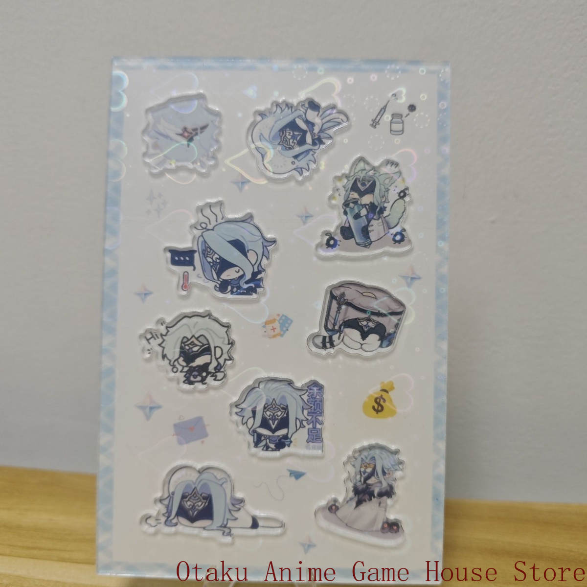 Stiker Akrilik Genshin Impact  - Anime Cosplay Diy ulasan dan harga