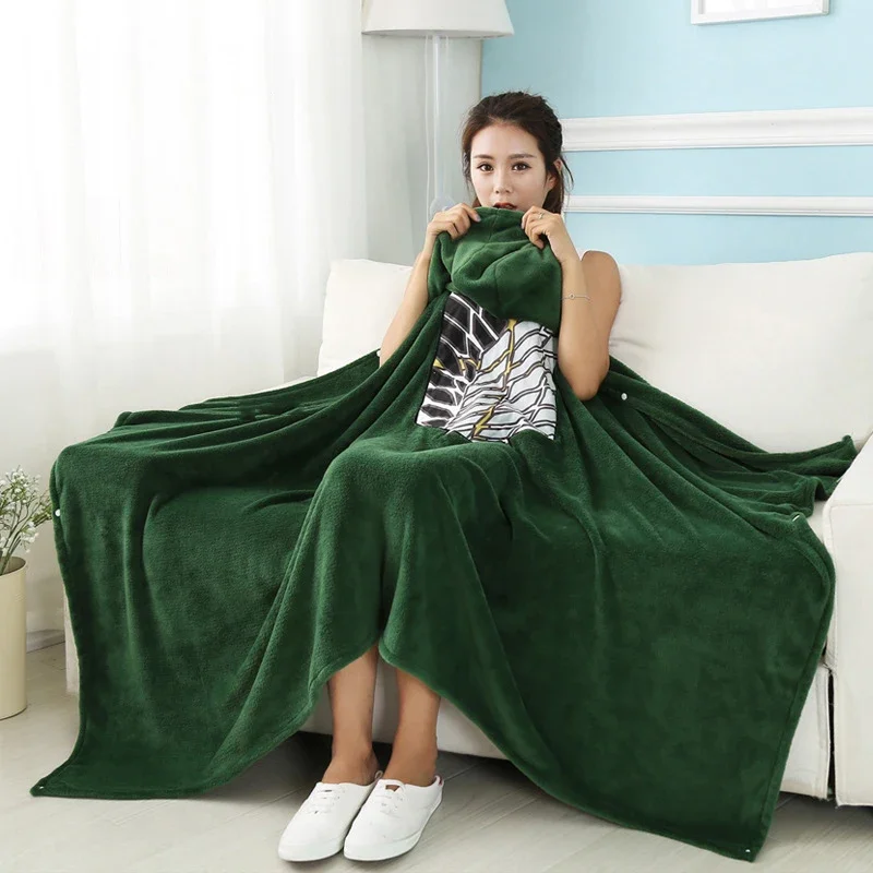 Attack on Titan selimut kotak- - Attack Titan Cloak ulasan dan harga