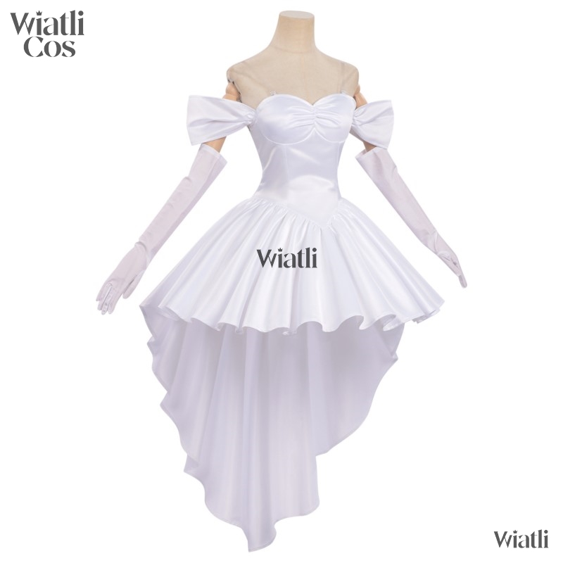 Kostum Gaun Pengantin Putih Co - Anime Zombie Cosplay ulasan dan harga