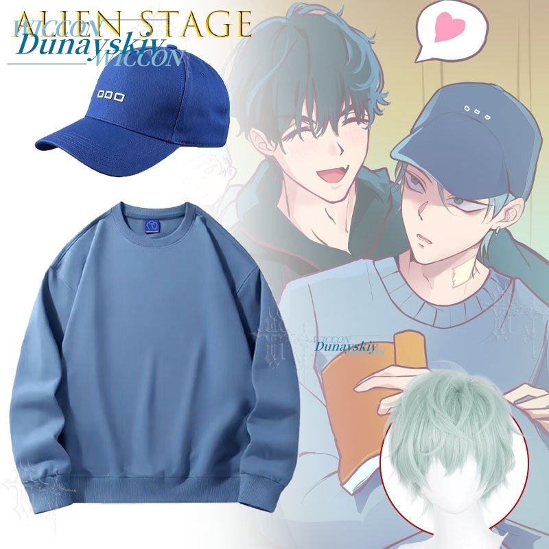 Sweatshirt Basic Hoodies Alien - Cosplay Anime Basic ulasan dan harga