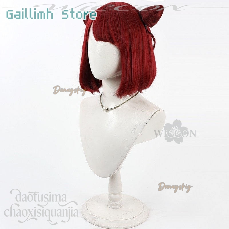 Anime My Deer Friend Nokotan C - Anime Cosplay With Red Hair ulasan dan harga