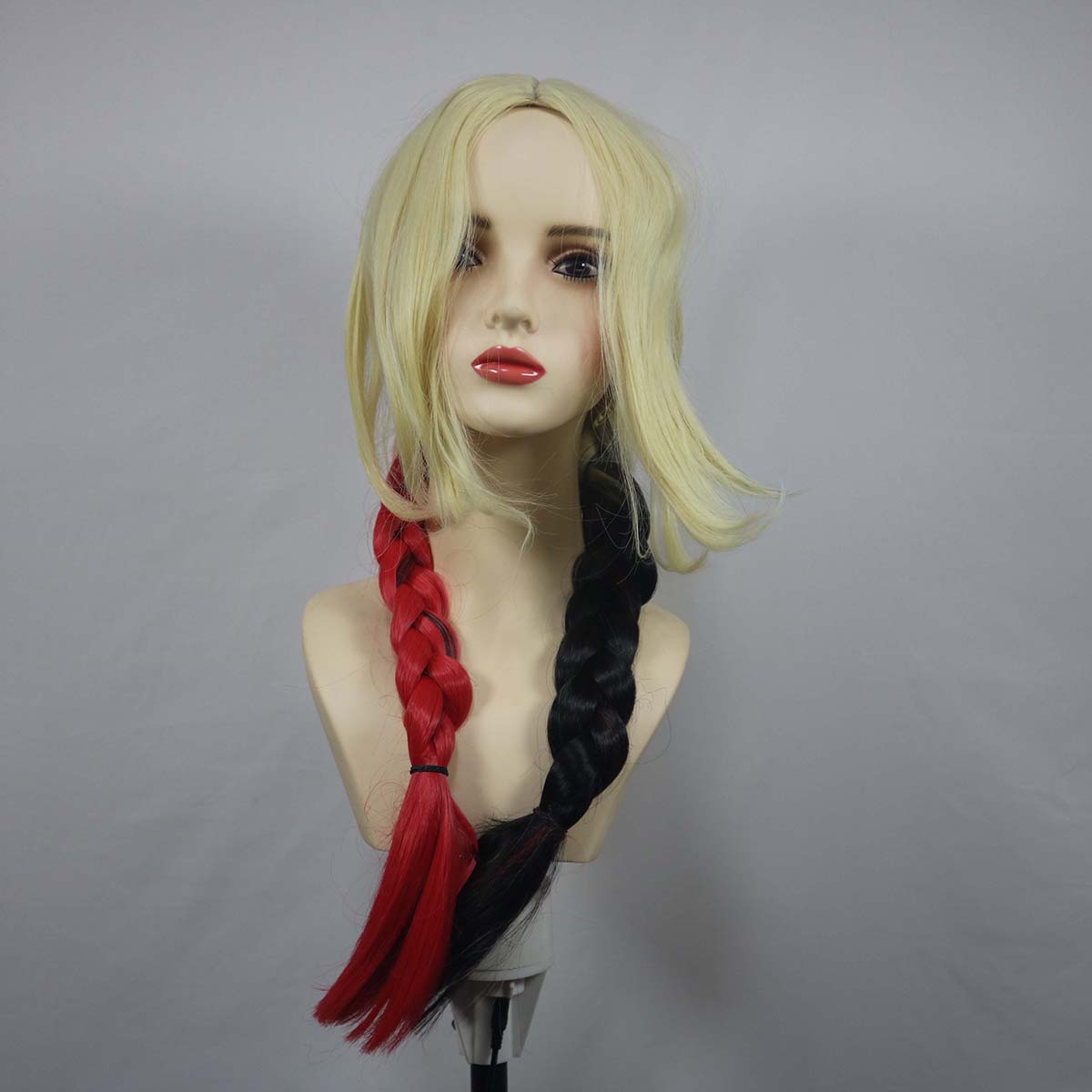 Wig Cosplay Wanita Quinn Harle - Anime Cosplay With Red Hair ulasan dan harga
