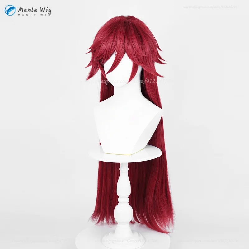 z;3,d'5,g\7/Grelle Sutcliff An - Anime Cosplay With Red Hair ulasan dan harga