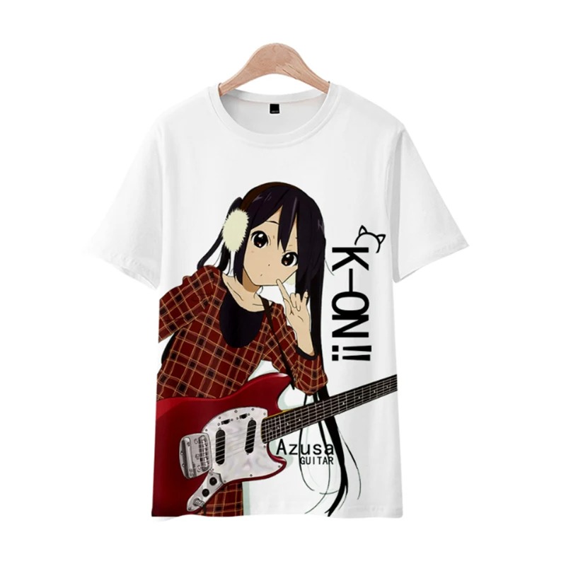 Kaos Cetak Anime K-ON, Kaos Un - Cosplay Anime Basic ulasan dan harga