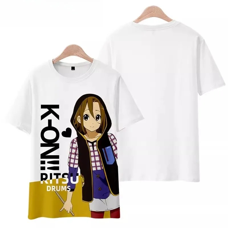 Kaos Cetak Anime K-ON, Kaos Un - Cosplay Anime Basic ulasan dan harga