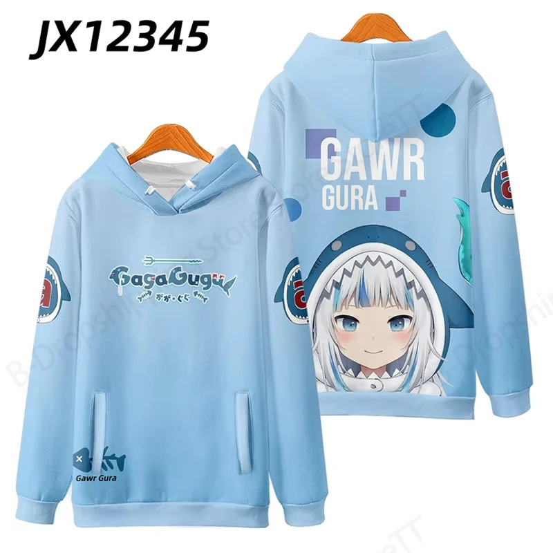Gawr Gura Anime Cosplay Hoodie - Cosplay Anime Basic ulasan dan harga