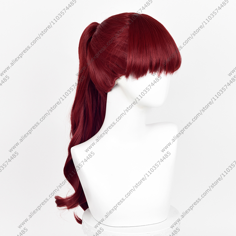 Wig Cosplay Anime Kasumi Yoshi - Anime Cosplay With Red Hair ulasan dan harga