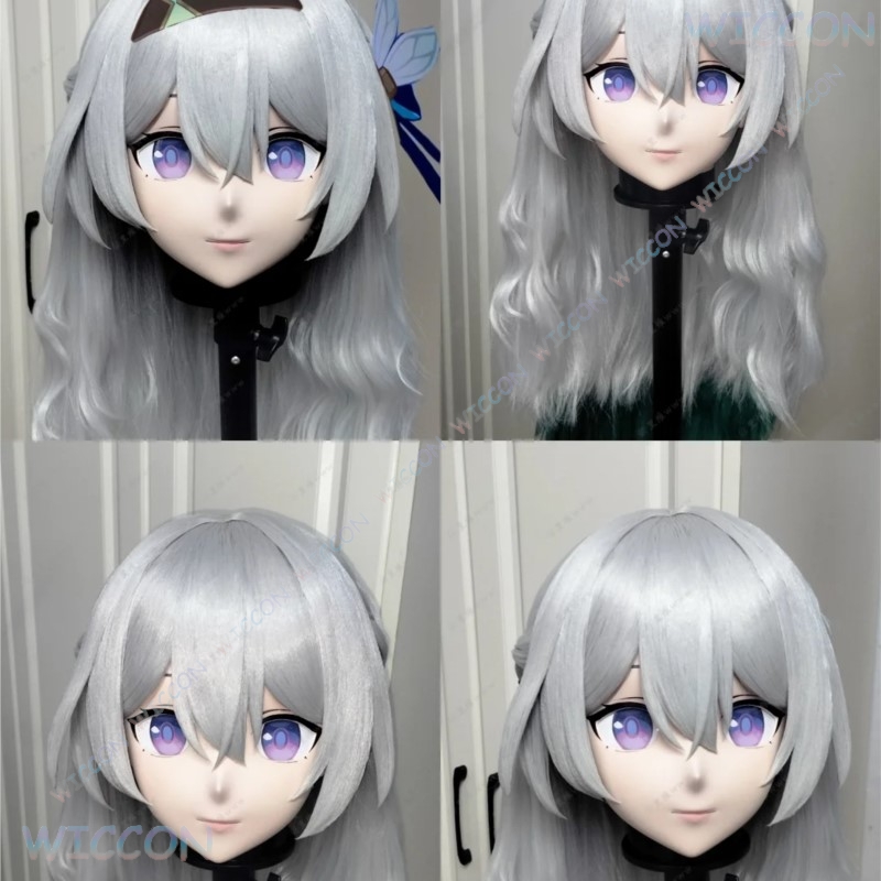 Kigurumi Masker Wajah Wanita C - Anime Cosplay Diy ulasan dan harga
