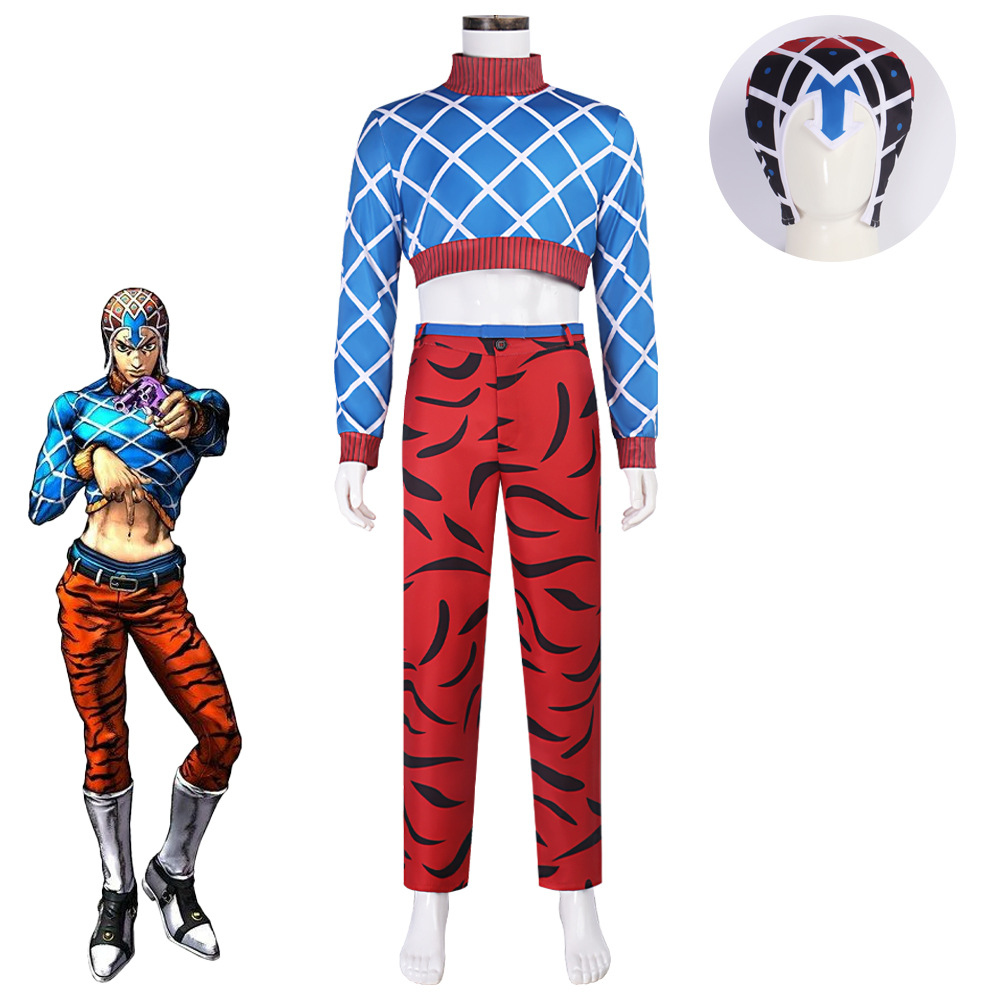 Kostum Cosplay Anime JoJo Guid - Cosplay Anime Jojo ulasan dan harga