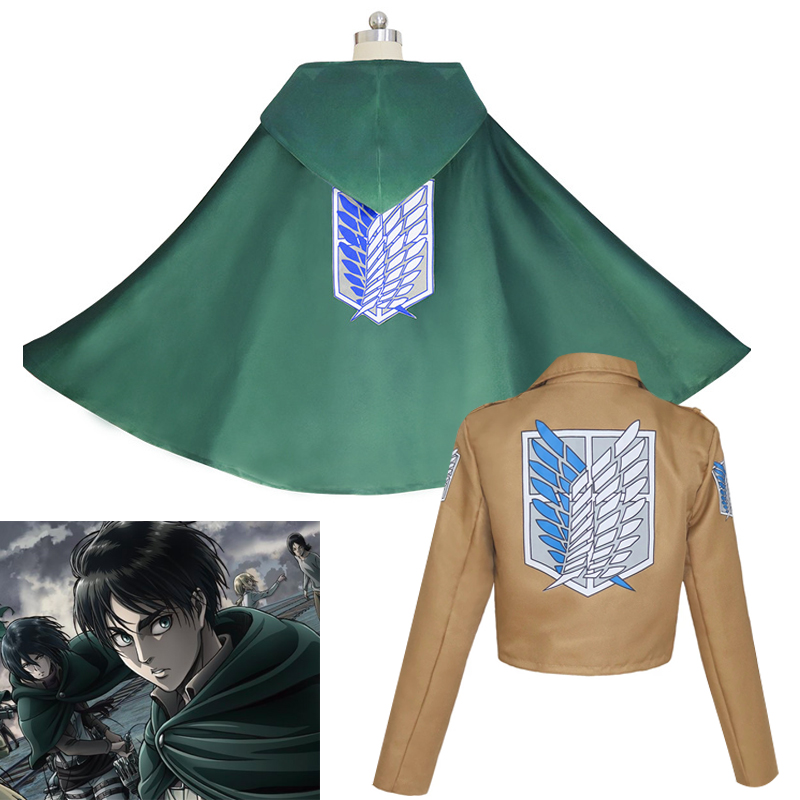 Kostum Cosplay Attack on Titan - Attack Titan Cloak ulasan dan harga